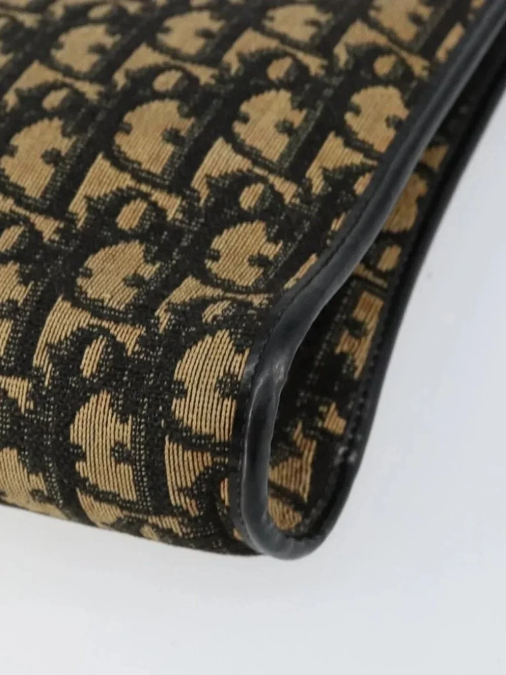 Christian Dior Trotter Canvas Shoulder Bag Navy Auth - Picture 12 of 16